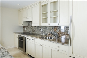 Exotic Granite Kitchen Countertops, Tropical Treasure Granite Kitchen Countertops