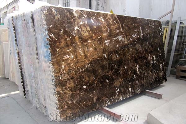 Dark Emperador Marble Block, Spain Brown Marble