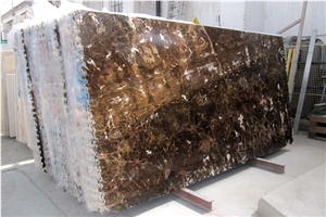 Dark Emperador Marble Block, Spain Brown Marble