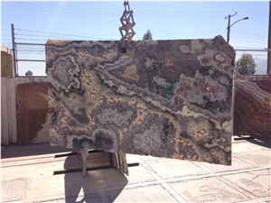 Mexico Black Onyx Slabs or Block- Onix Negro, Cloudy Onyx