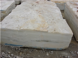 Super White Onyx Block, Iran White Onyx