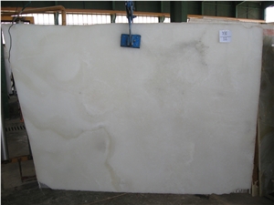 Super White Onyx Block, Iran White Onyx