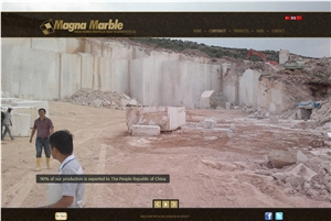 Porta Liva Marble Blocks, Oriental Rose Marble