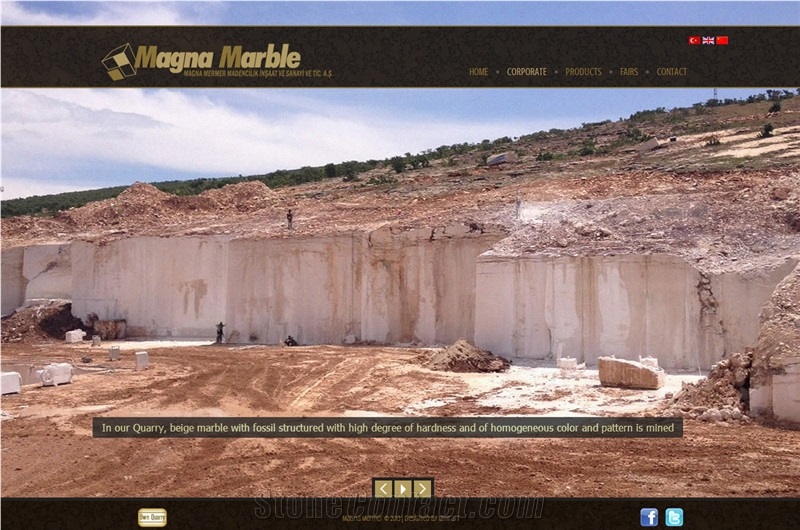 Porta Liva Marble Blocks, Oriental Rose Marble