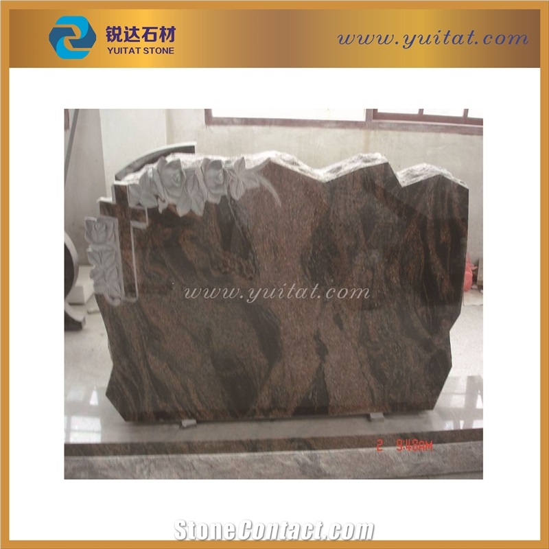 Customized Design Tombstone, American Style Tombstone Polishing Surface, Cheap Price