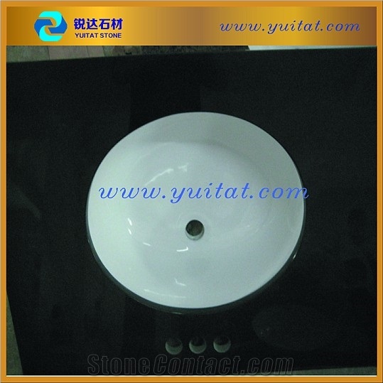 Discount China Black Granite Vanity Top Factory Direct