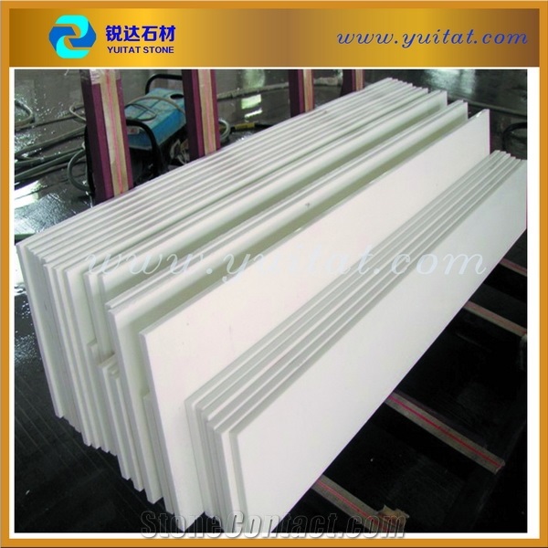 White Crystal Stone, Marmoglass, Glass Panels ,Crystallized Glass Wall Clading