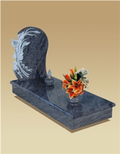 Brindle Blue Granite Monument