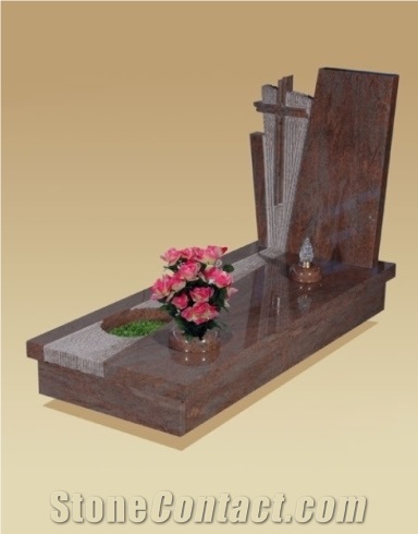 China Multicolor Red Granite Monuments