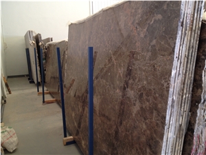 Dark Emperador Marble Polished Slabs, Marron Emperador Marble