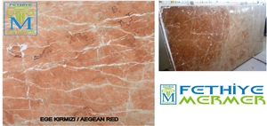 Aegean Red Slabs & Tiles, Turkey Red Marble