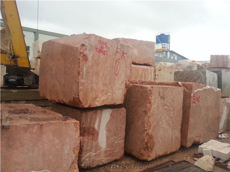 Fethiye Rose Slabs & Tiles, Turkey Brown Marble
