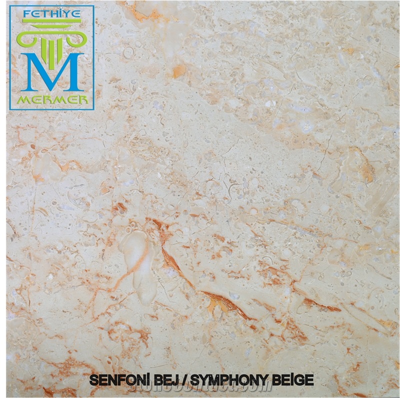 Senfony Beige, Beige Marble Slabs & Tiles