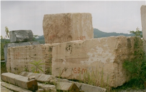 Borneo Beige Marble Block, Malaysia Beige Marble