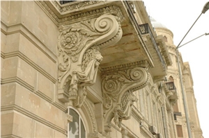 Aglay(Azerbayjan Lime Stone), Aglay Limestone Building & Walling