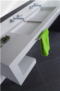 Diresco, Supreme White Quartz Stone Vanity Top