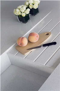White Quartz Stone Countertop, White Countertops