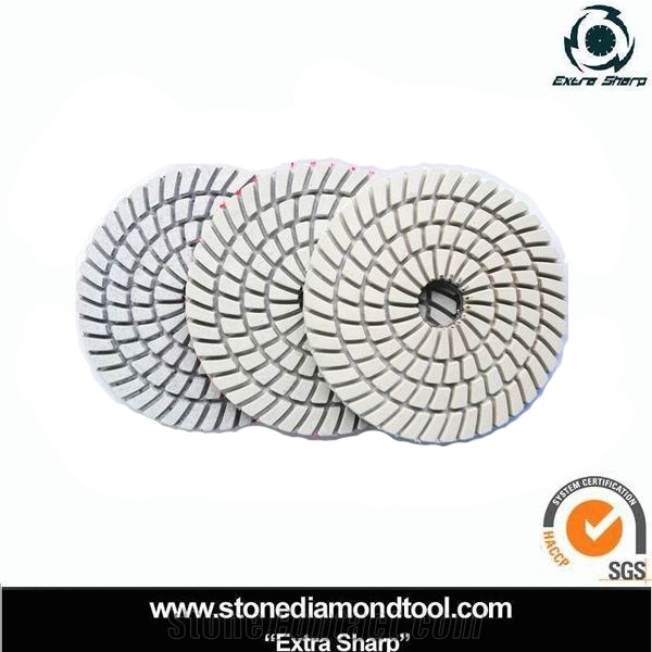 3 Step Resin Copper Diamond Tool Polishing Pads for Granite & Marble