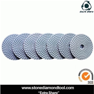3 Step Resin Copper Diamond Tool Polishing Pads for Granite & Marble