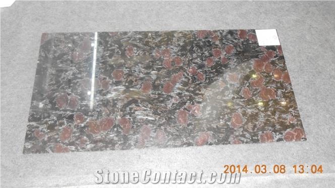 Different Sizes Granite Night Rose Granite Tiles