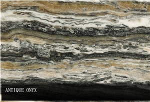 Antique Onyx Slabs, Turkey Grey Onyx