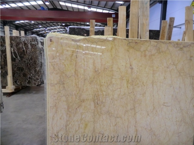 Crema Valencia Marble Slabs & Tiles