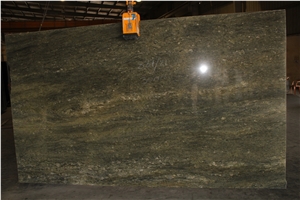 Lemon Ice Granite Slabs & Tiles, India Green Granite