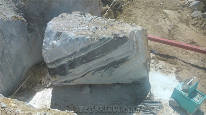 Anatolian Picasso Block, Nero Picasso Marble