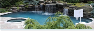 Swimming Pools, Beige Sandstone Pool Coping
