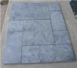 Vietnam Blue Stone Tumbled Opus Pattern