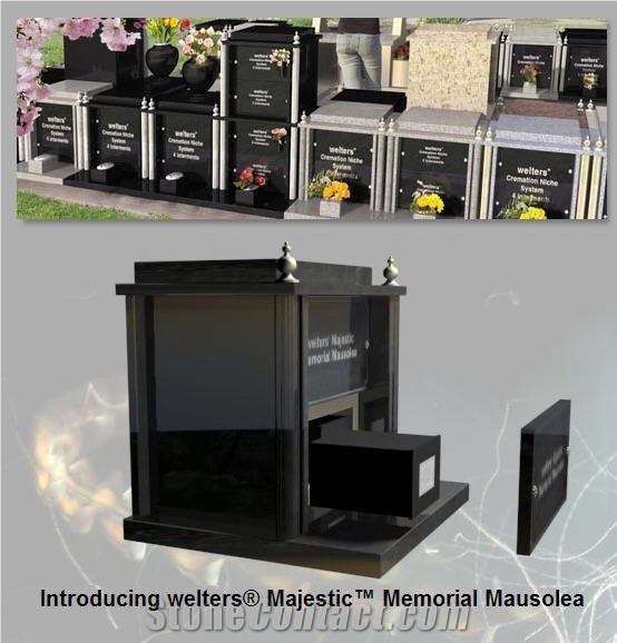 Majestic Memorial Mausoleum, Black Granite Mausoleum & Columbarium