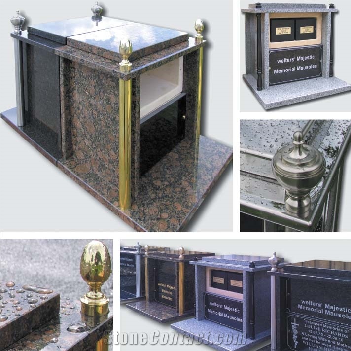 Majestic Memorial Mausoleum, Black Granite Mausoleum & Columbarium