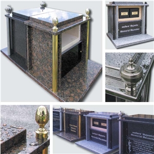Majestic Memorial Mausoleum, Black Granite Mausoleum & Columbarium