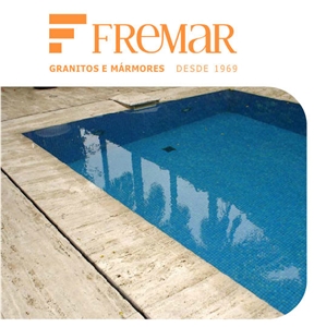 Bahia Travertine Pool Coping Bahia Travertine Pool Coping