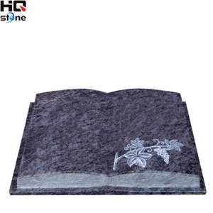 Bahama Blue Granite Book Monument