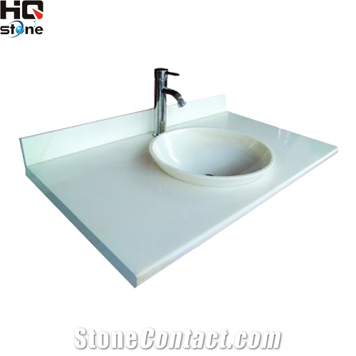 Bathroom Top in White Color