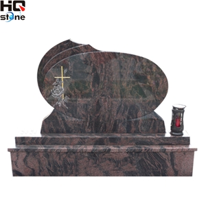 China Multicolor Red Granite Monument