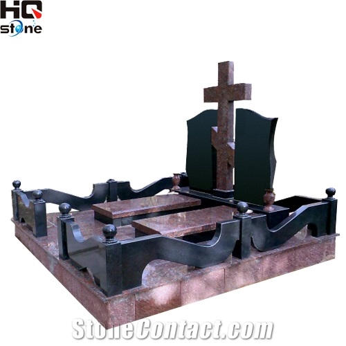 Set Monument,Shanxi Black Granite Asian Style Monuments
