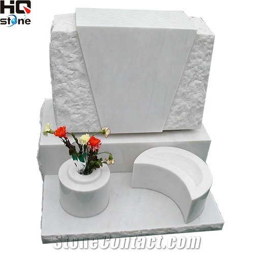 White Marble American Style Monument