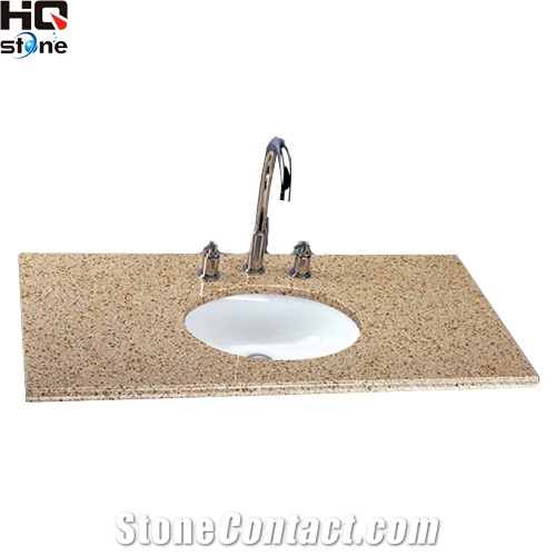 Yellow Color Vanity Top