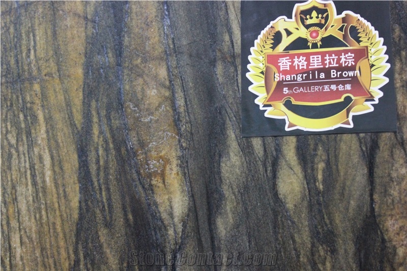 Shangrila Brown Quartzite Slabs