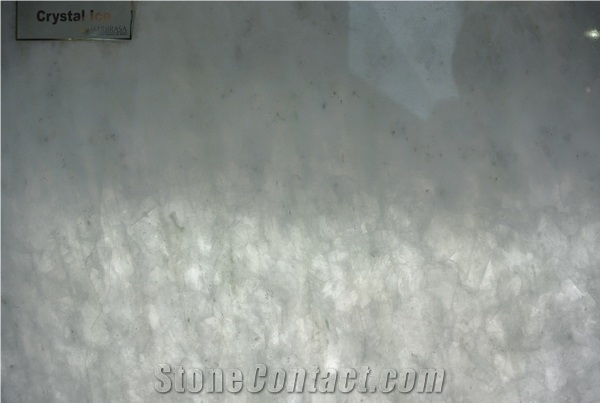 Crystal Ice Marble Slabs, Brazil White Marble