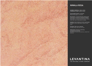 Niwala Rosa Sandstone Tiles, Niwala Rosa Sandstone Slabs