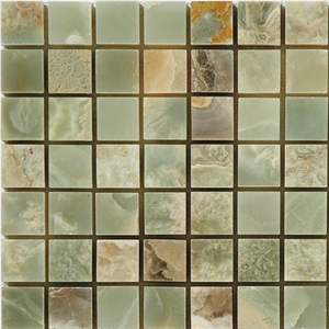 Turkey Green Onyx Polished Mosaic
