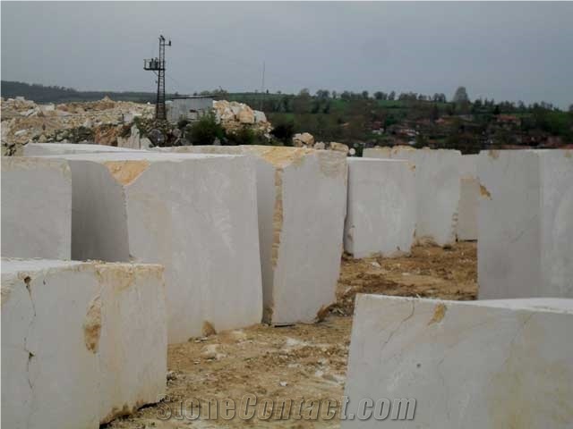 Crema Mare Marble Blocks, Turkey Beige Marble