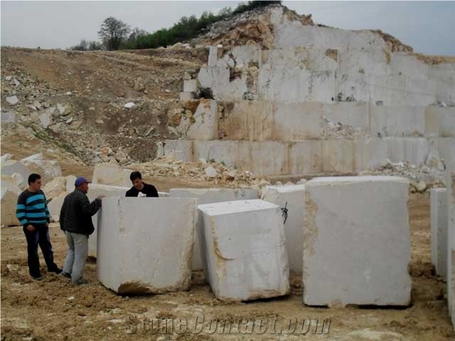 Crema Mare Marble Blocks, Turkey Beige Marble
