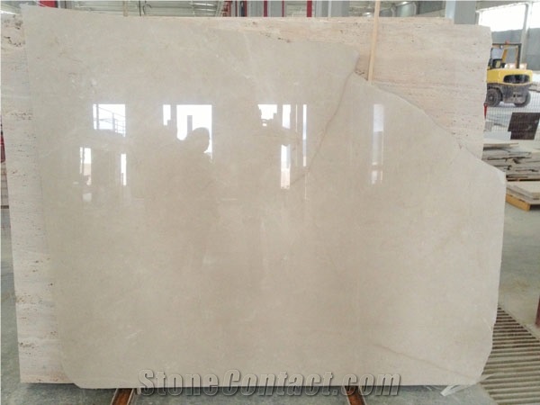 Crema Tyana Marble Slabs, Turkey Beige Marble