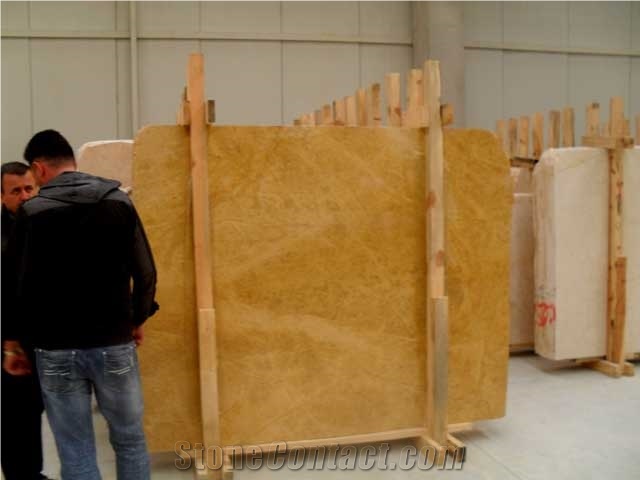 Golden Emperador Marble Blocks