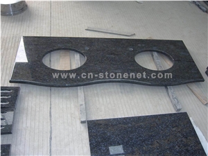Blue Granite Countertops,Butterfly Blue Granite Bath Top,Vanity Tops