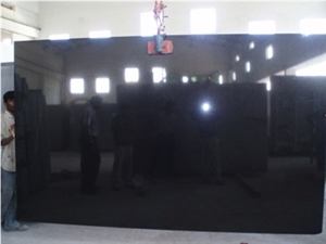 Premium Black Granite Slabs, Black Polished Granite Floor Tiles, Wall Tiles